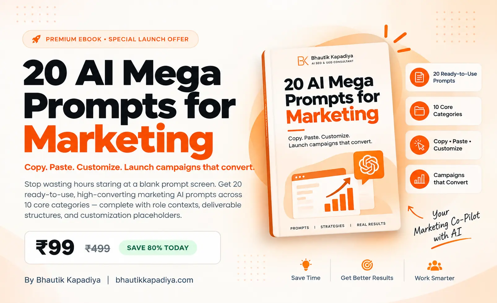 20 AI Mega Prompts for Marketing