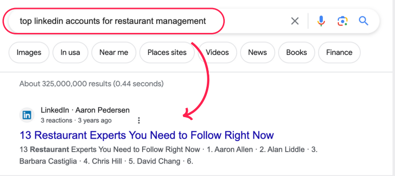 10 x SEO Results with Expert Quotes: How to Boost E-E-A-T in 2025 4 Linkedin account find using google query